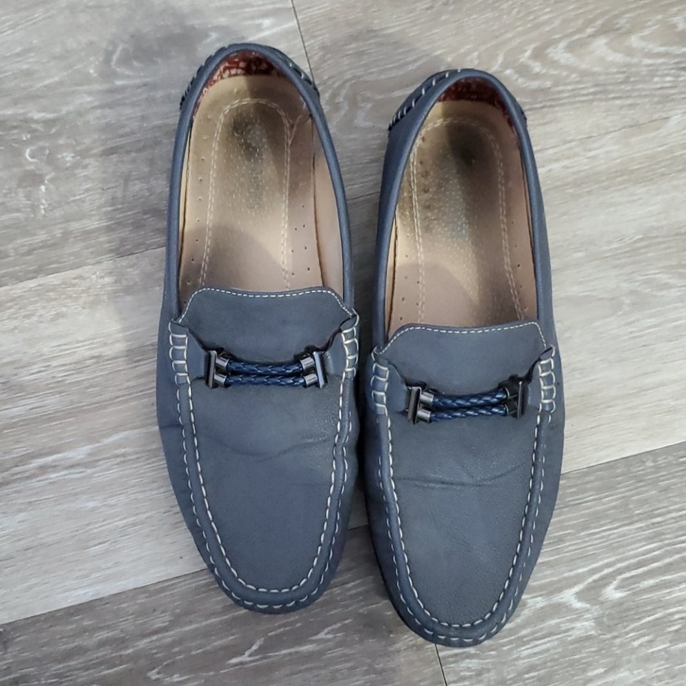 Stacy Adams Blue Loafers